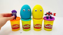 Play-Doh Surprise Eggs, Minions SpiderMan Furby Mashmes Transformers