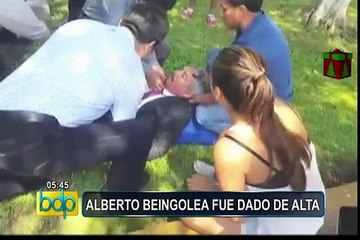Alberto Beingolea fue dado de alta tras terrible accidente