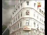 Massive fire breakout at a high rise  building in Mumbai's Colaba