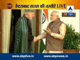 Modi meets Afghan President Hamid Karzai