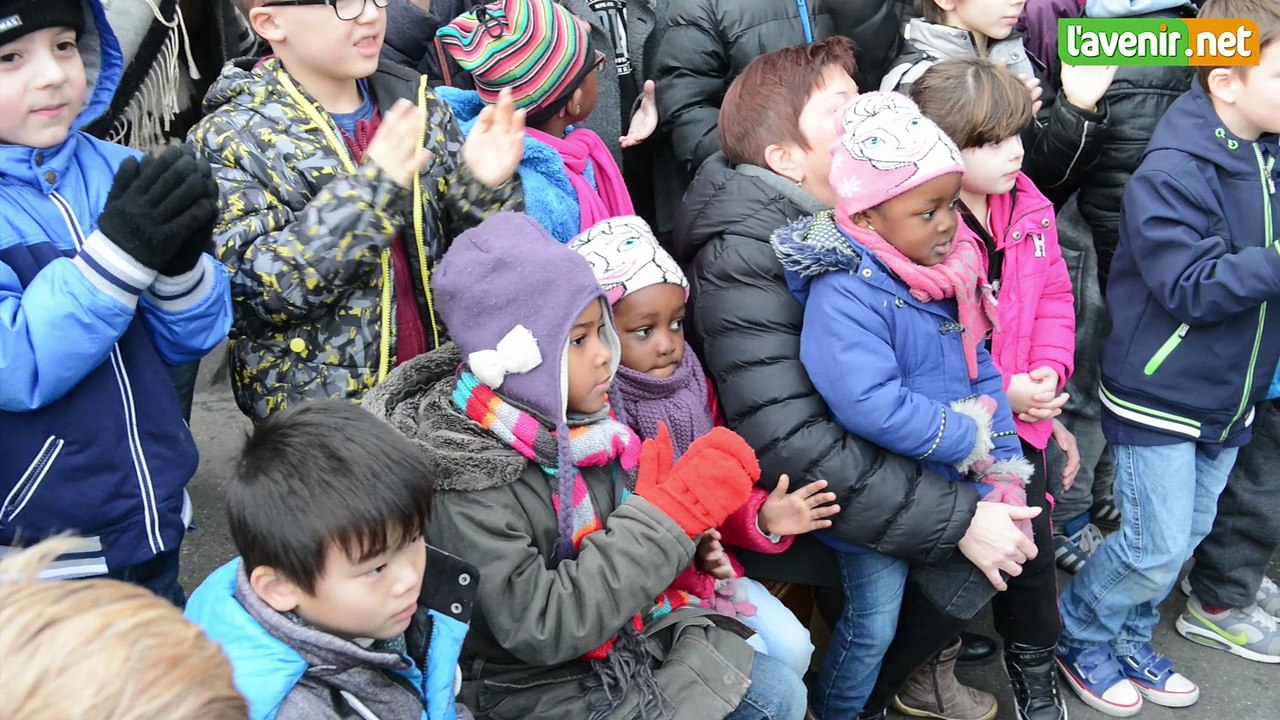 Alep - hommage de l'athénée royal de Saint-Servais