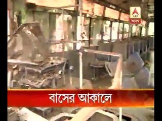 Kolkata hit badly by State transport bus crisis