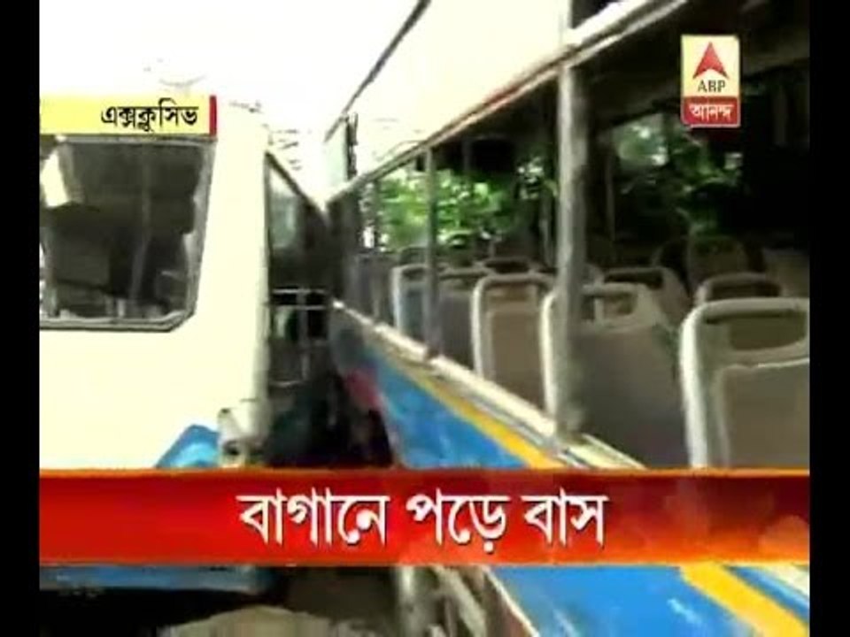 Kolkata bus crisis: Buses bite the dust literally