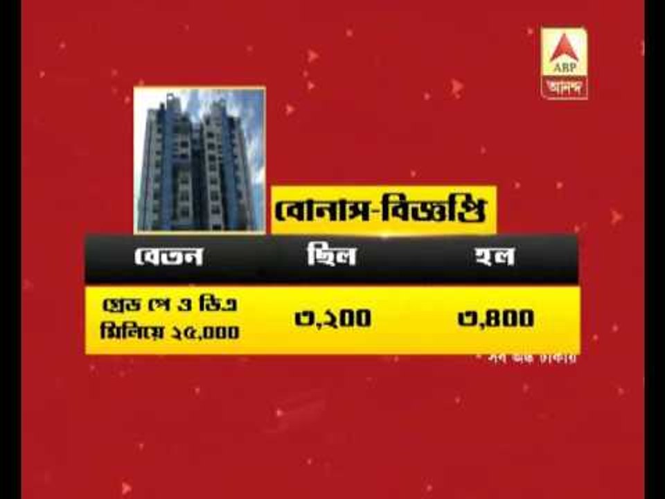 Bonus for government employees during 'puja'