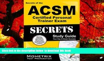 PDF [DOWNLOAD] Secrets of the ACSM Certified Personal Trainer Exam Study Guide: ACSM Test Review