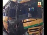 School bus accident near park circus flyover, driver dead, 11 students injured