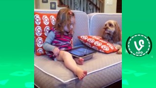 Try Not To Laugh Or Grin - Funny Kids Dog Fails Compilation