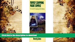 Pre Order Family Camping Made Simple: Tent and Rv Camping With Children Kindle eBooks