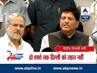 Centre blames Congress for power crisis in New Delhi