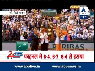 Sharapova beats Halep to win French Open