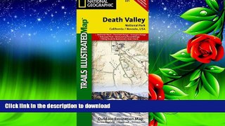 Hardcover Death Valley National Park (National Geographic Trails Illustrated Map) Full Book