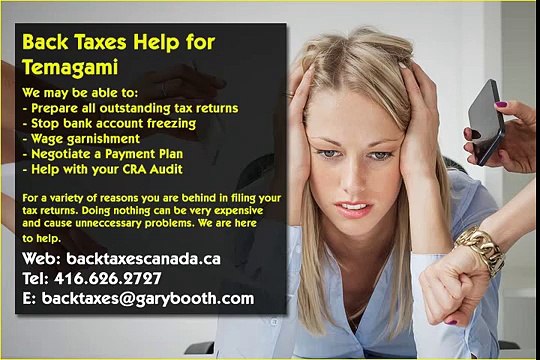 Temagami , Back Taxes Canada.ca , 416-626-2727 , taxes@garybooth.com _ CRA Audit, Tax Returns