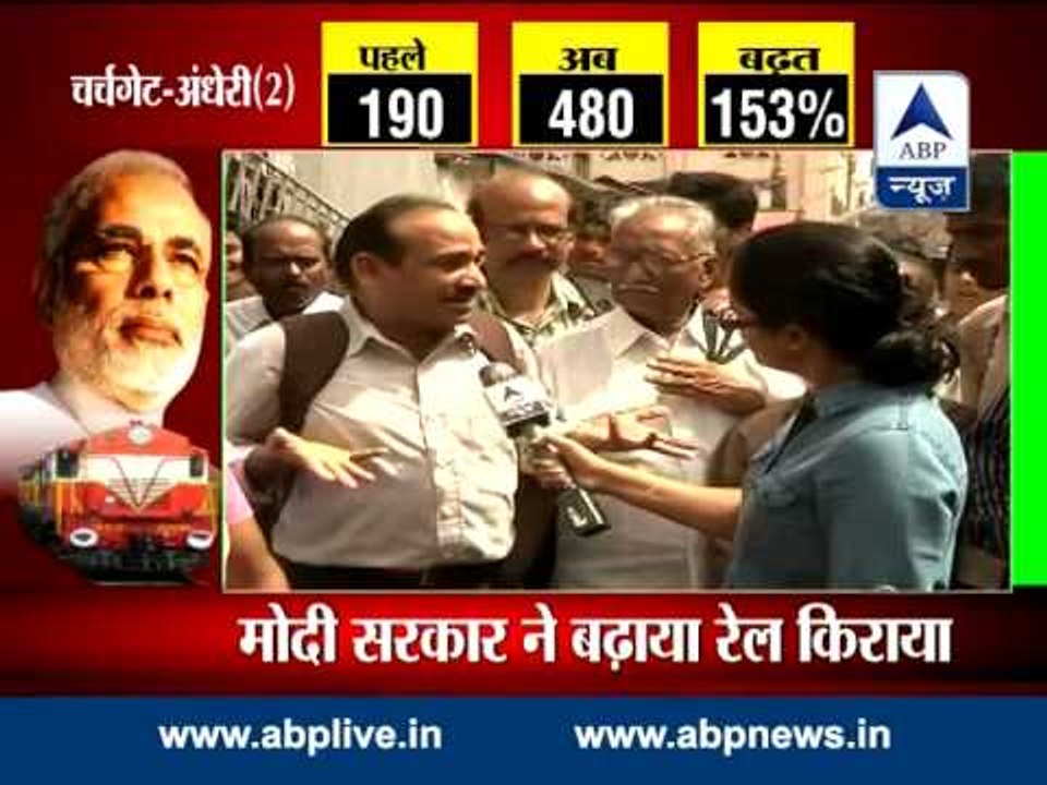 Mumbai local train commuters oppose hike of almost 100% in prices of Monthly Season Tickets.