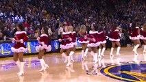 Warriors Mom Dances with Cheerleaders SUHD