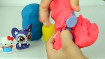 Play doh Om nom Surprise eggs Peppa pig Lalaloopsy Toys Pet Shop Hello kitty Toy