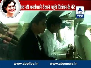 Priyanka Gandhi's son reaches Parliament to watch House proceedings