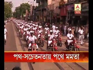 Mamata's road-show to create road-awareness