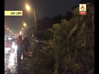 Structure collapse in Red road due to storm