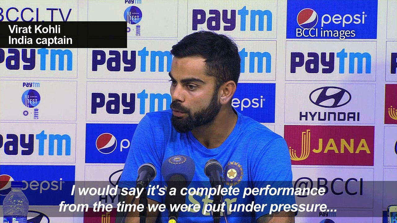 Virat Kohli hails Indian side after series win against England