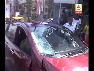 Accident at Ultadanga, severely injured one biked rider