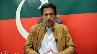 Imran Khan pti special message for 25th December 2016