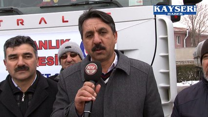 HALEPLİ DİNDAŞLAR İÇİN 4 TIR DOLUSU UN GÖNDERİLDİ