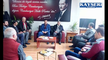 MMO KURMAYLARI CHP KAYSERİ İL BAŞKANLIĞINI ZİYARET ETTİLER