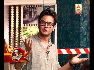 Actor Rahul eating out delicious food before Puja