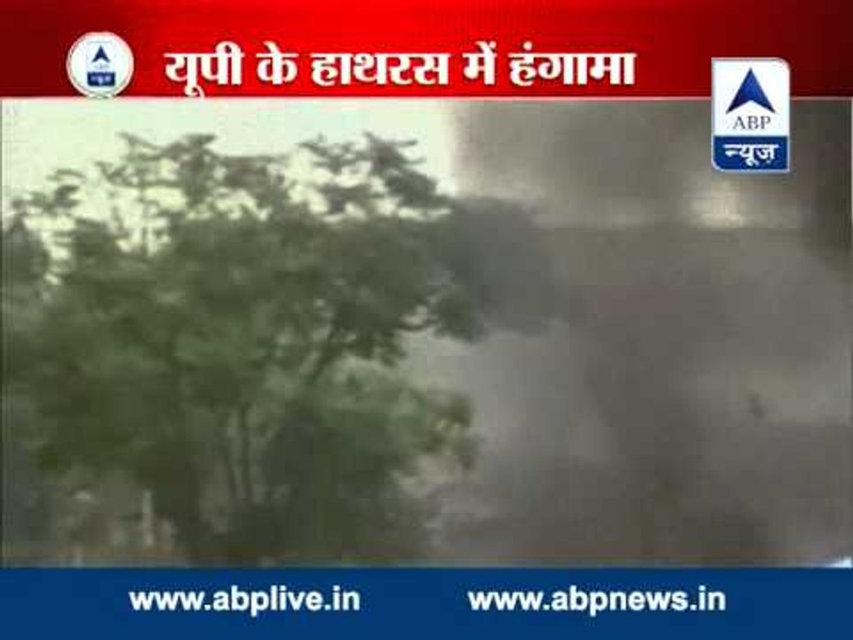 Locals protest after rape victim killed in Uttar Pradesh's Hathras