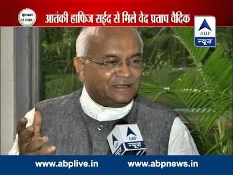 Senior journalist Ved Pratap Vaidik met Hafeez Saeed on July 2