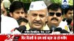 AAP leader Manish Sisodia  protests against power tariff hike in Delhi