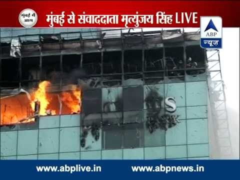 Fire tenders grab corner as fire continues to spread in 21 storey Mumbai office complex