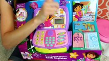 Dora The Explorer Cash Register! Magical Surprise Backpack + Phone & IRL Dora & Friends Dress Up