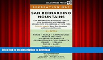 READ MAP San Bernardino Mountains: San Bernardino National Forest/San Gorgonio Wilderness/San