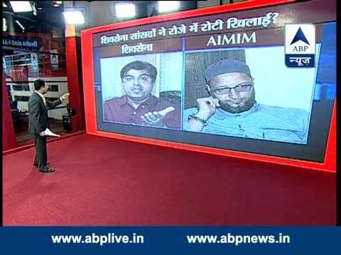 ABP LIVE: Heated debate between Asaduddin Owaisi & Prem Shukla (Shiv Sena)