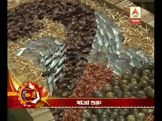 Durga Puja Preparation: Talapark Pratyay, Jatra Shuru,  Tangra Ghol Para