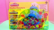 Cookie Monster Play doh Letter Lunch mit Krümelmonster das ABC lernen Knete [deutsch] (unboxing)