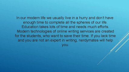 Nerdy Mates: Your Online Academic Help 📚