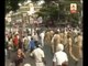 Clash at hazra between agitating bjp workers and police