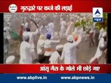 HSGPC members clash with police in Kurukshetra l ABP News reporter, cameraman attacked