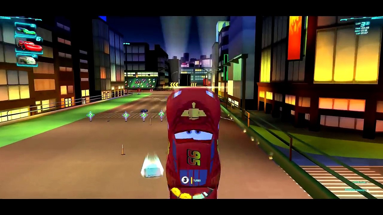 CARS 2 : Lightning McQueen (Disney Pixar Cars) Battle Race Gameplay