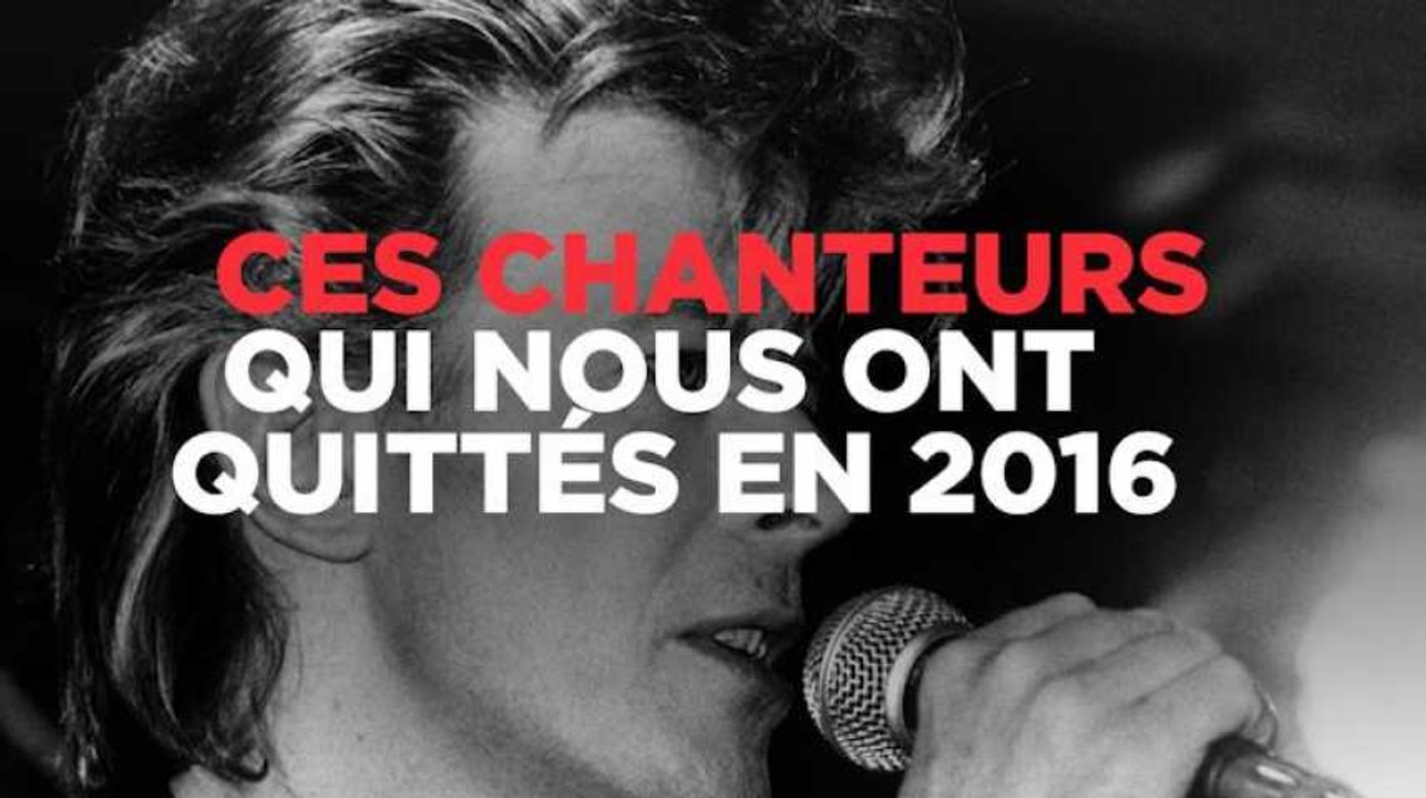 Prince, Bowie, Cohen... ces chanteurs qui nous ont quittés en 2016