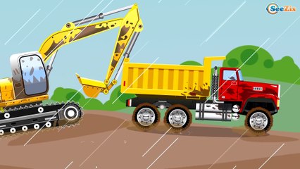 The Police Car - Emergency Vehicles Cartoon - Cars and Trucks Compilation for kids