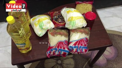 مباحث التموين توزع "سلع مدعمة" بـ50 جنيها للمواطنين بالمحلة