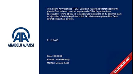 Topçu ateşi ile silahlı aracın imha edilme anı