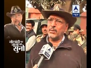 Video herunterladen: Nana Patekar visits border areas in Kathua; praises PM Modi's demonetisation move