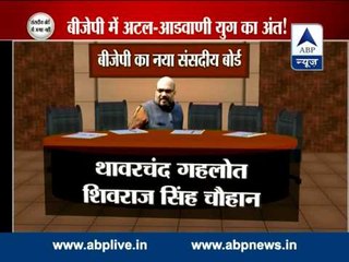 Télécharger la video: BJP names central parliamentary board l  Veteran leaders Advani, Vajpayee and Joshi dropped out