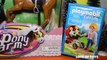 Play Doh Feed!!! Little Pony Farm Horses, Playmobil City Life Twin Babies Stroller