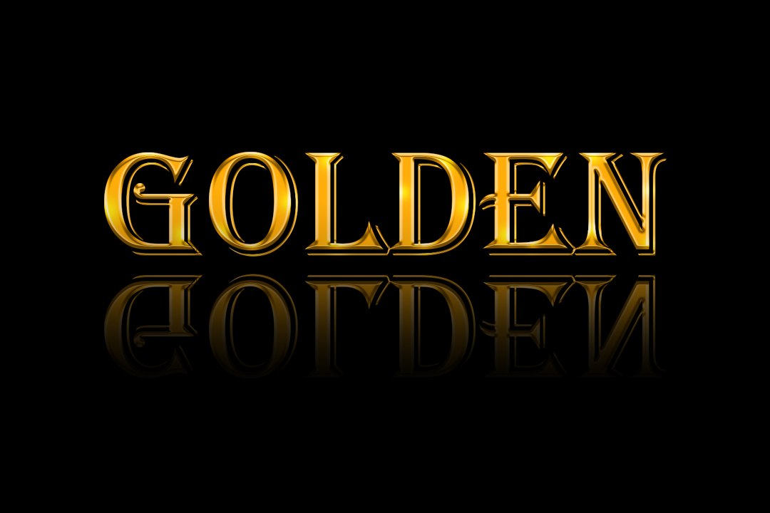 Photoshop Tutorial - How To Create Golden Text Effect Using Bevel Emboss