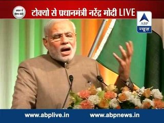 Modi sells "make in India" mantra to Japan